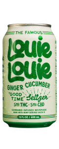Louie Louie Ginger Cucumber Seltzer